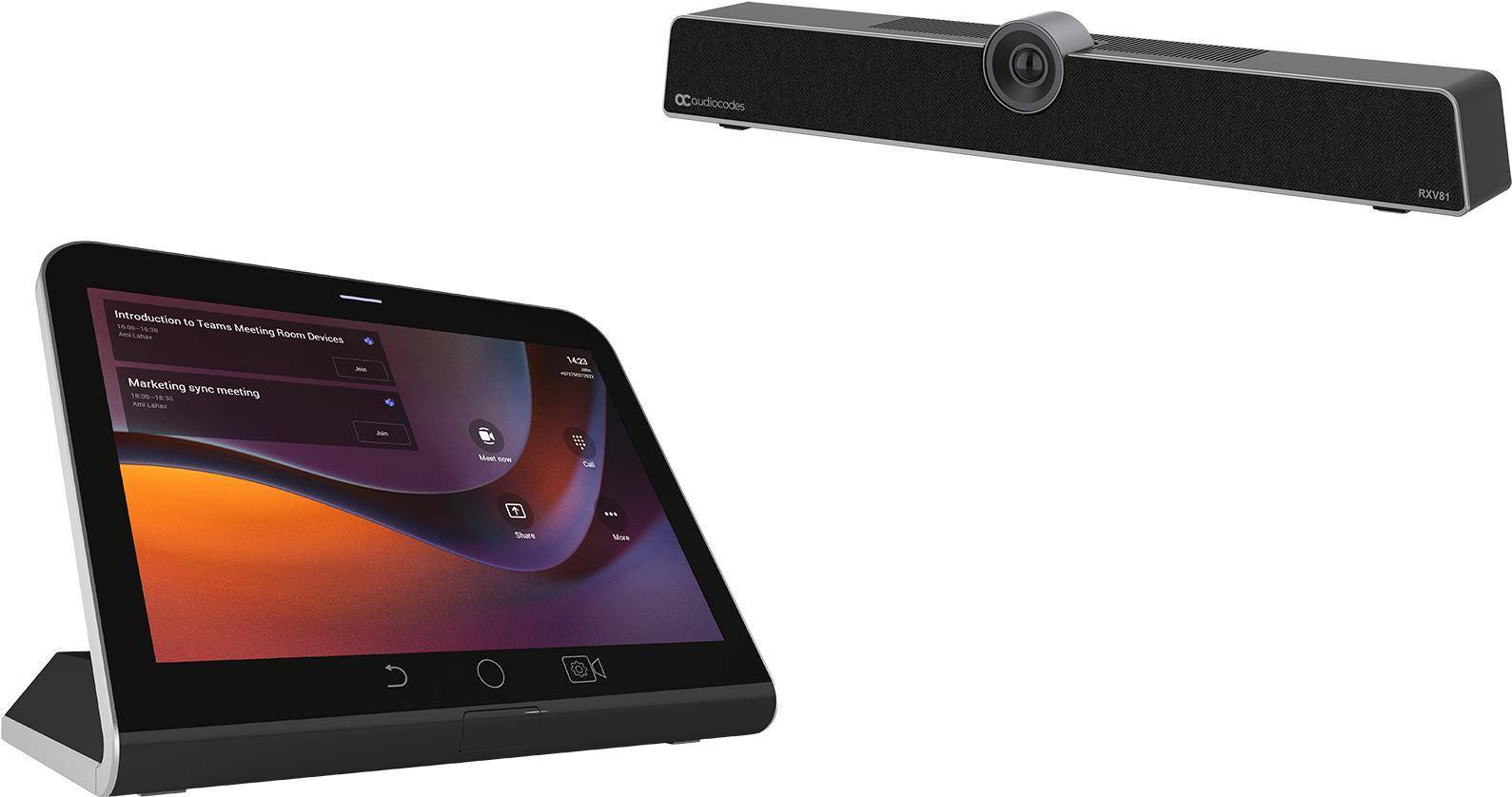 AudioCodes Room Experience (RX) Suite RXV81 - Collaboration Bar