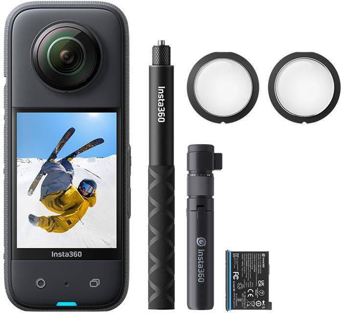 Insta360 X3 Creator Kit 360-Grad-Action-Kamera schwarz