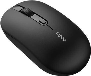 Rapoo 1530 Silent, Beidhändig, Optisch, RF Wireless + USB Type-A, 1600 DPI, Schwarz