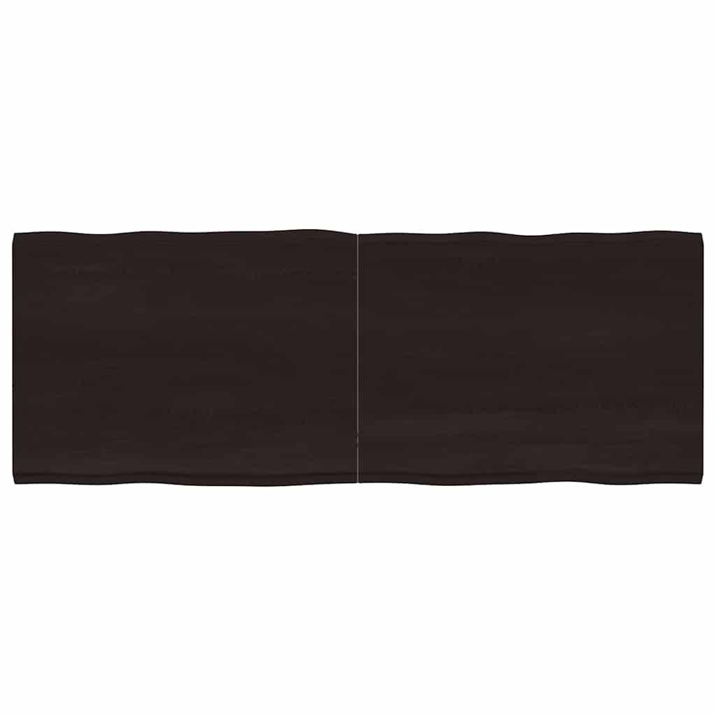 vidaXL Tischplatte 160x60x(2-4) cm Massivholz Behandelt Baumkante