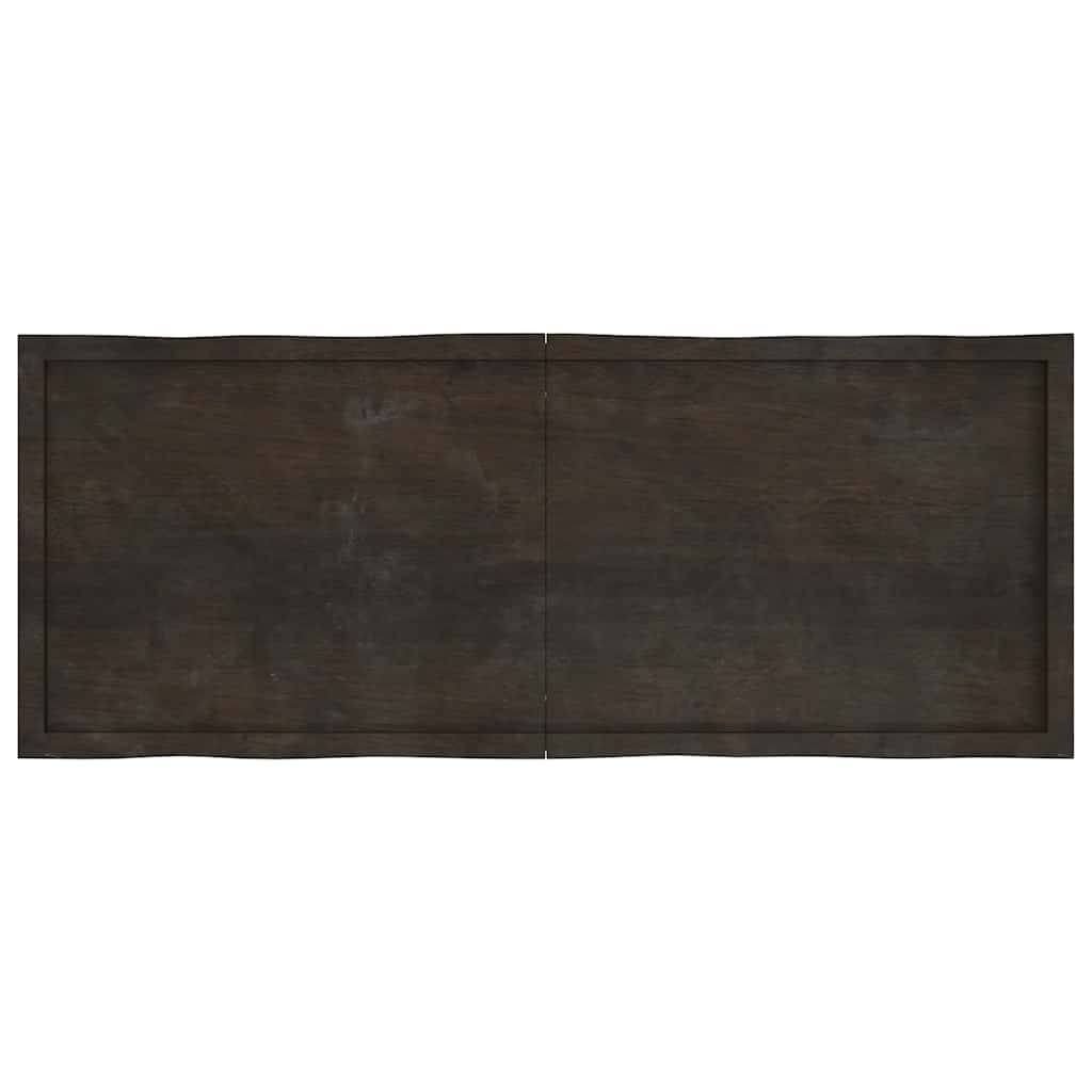 vidaXL Tischplatte 160x60x(2-4) cm Massivholz Behandelt Baumkante
