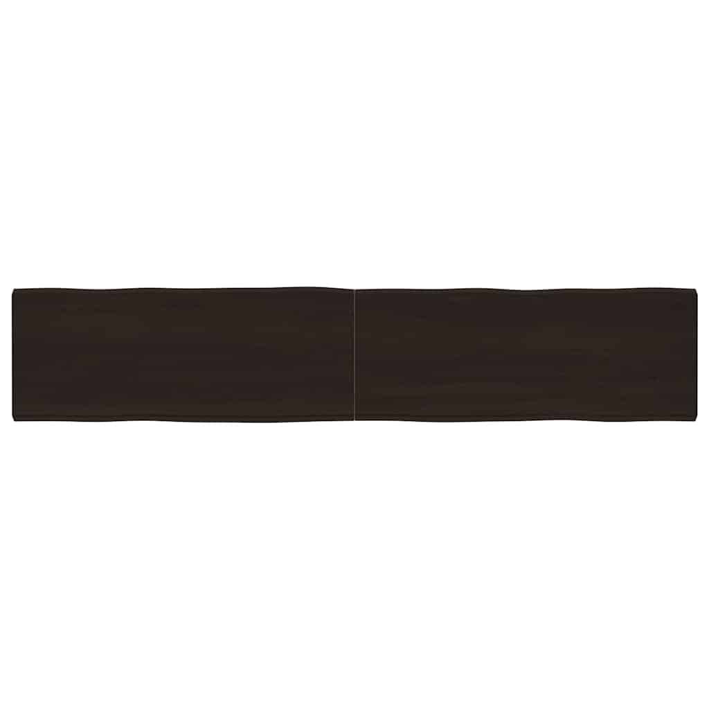 vidaXL Tischplatte 200x40x(2-6) cm Massivholz Behandelt Baumkante