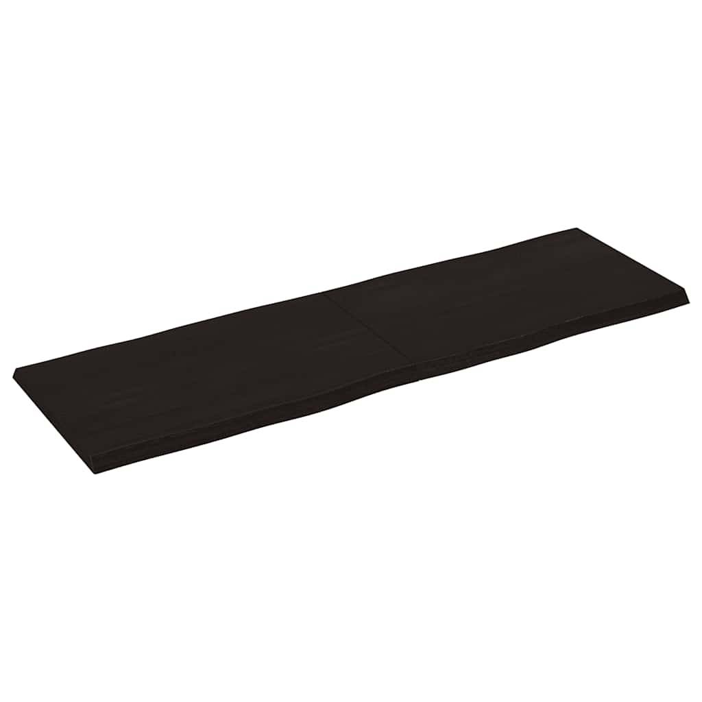 vidaXL Tischplatte 160x50x(2-4) cm Massivholz Behandelt Baumkante