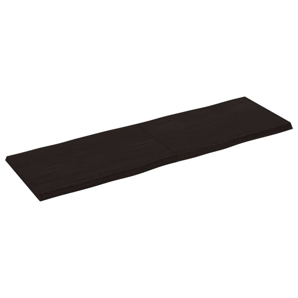 vidaXL Tischplatte 160x50x(2-4) cm Massivholz Behandelt Baumkante