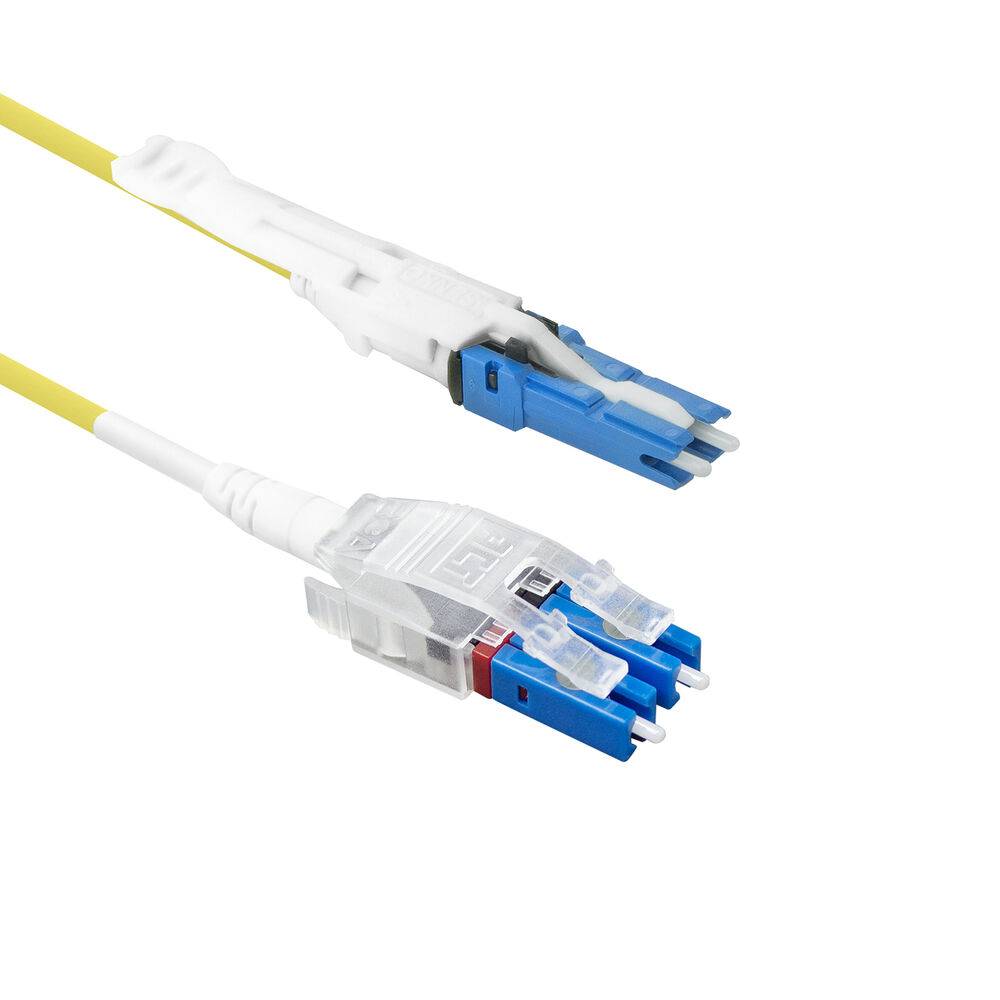 ACT RL1107 Glasfaser-Patchkabel | Singlemode 9/125 OS2 Polarity Twist uniboot duplex | CS - LC Stecker | 7 Me…