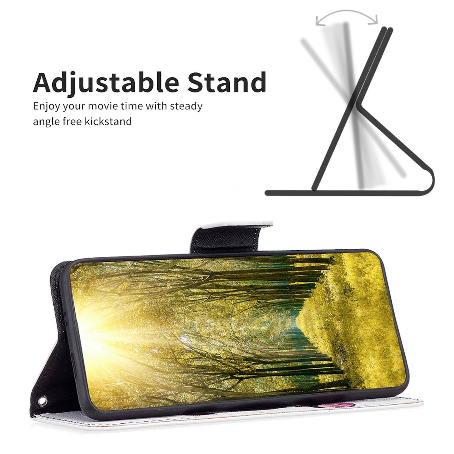 Für Samsung Galaxy S23 FE Kunstleder Tasche Hülle Etuis Schutz Motiv 5