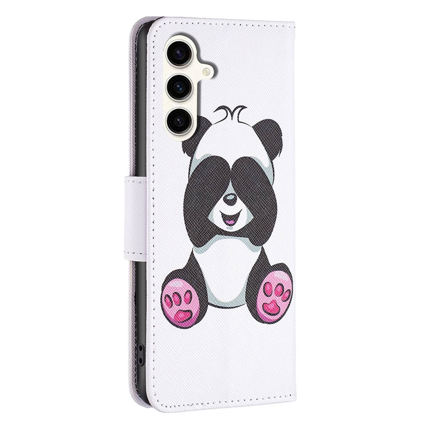 Für Samsung Galaxy S23 FE Kunstleder Tasche Hülle Etuis Schutz Motiv 5