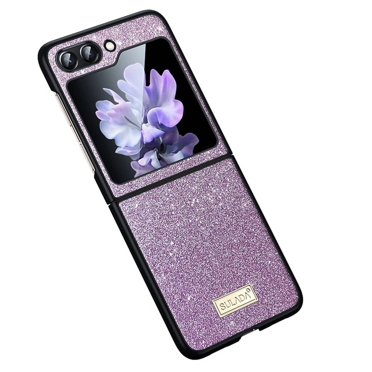 Für Samsung Galaxy Z Flip5 5G SULADA stoßfestes TPU + Kunstleder Hülle