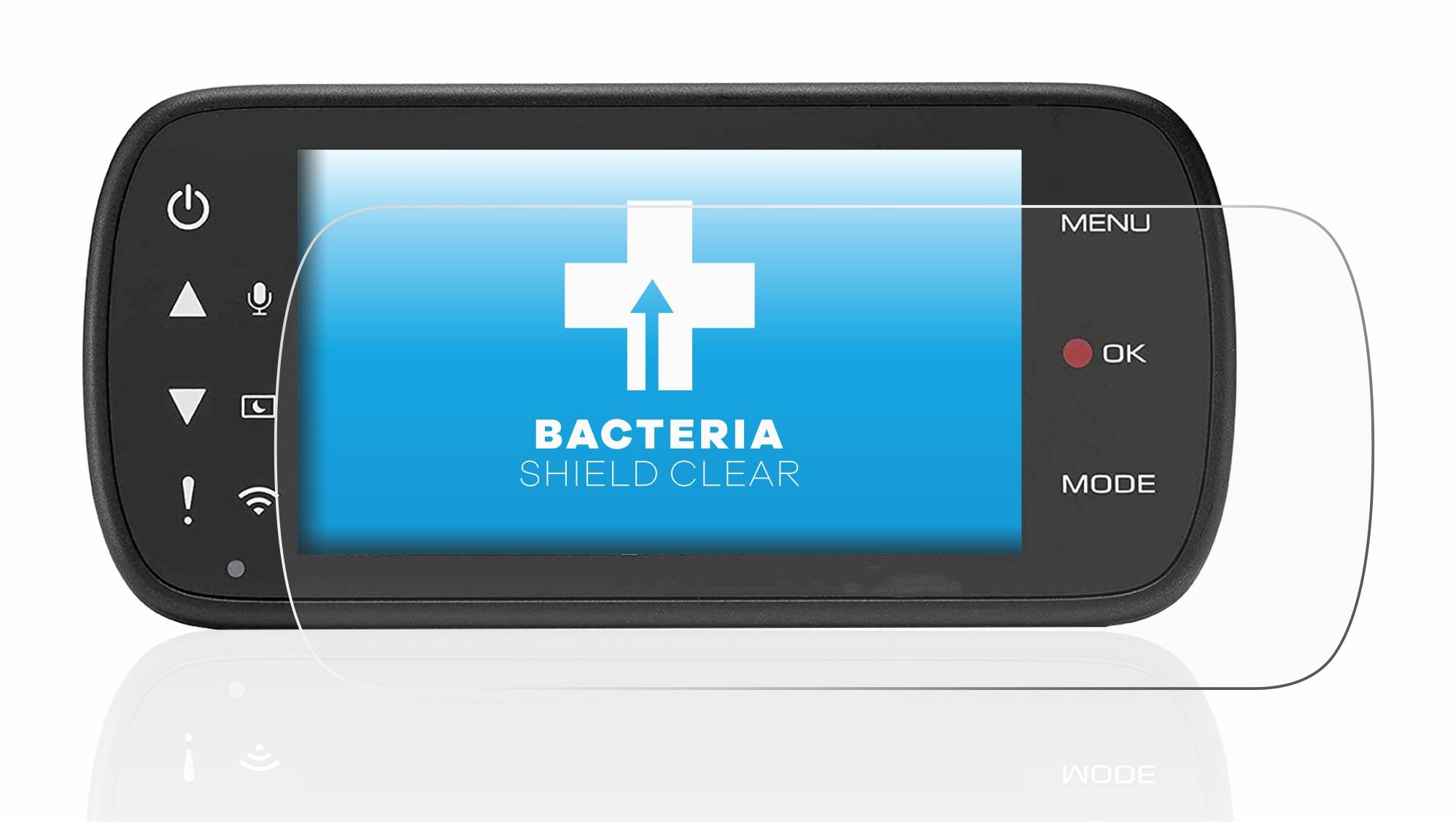 upscreen Bacteria Shield Clear Premium Antibakterielle Displayschutzfolie für Kenwood