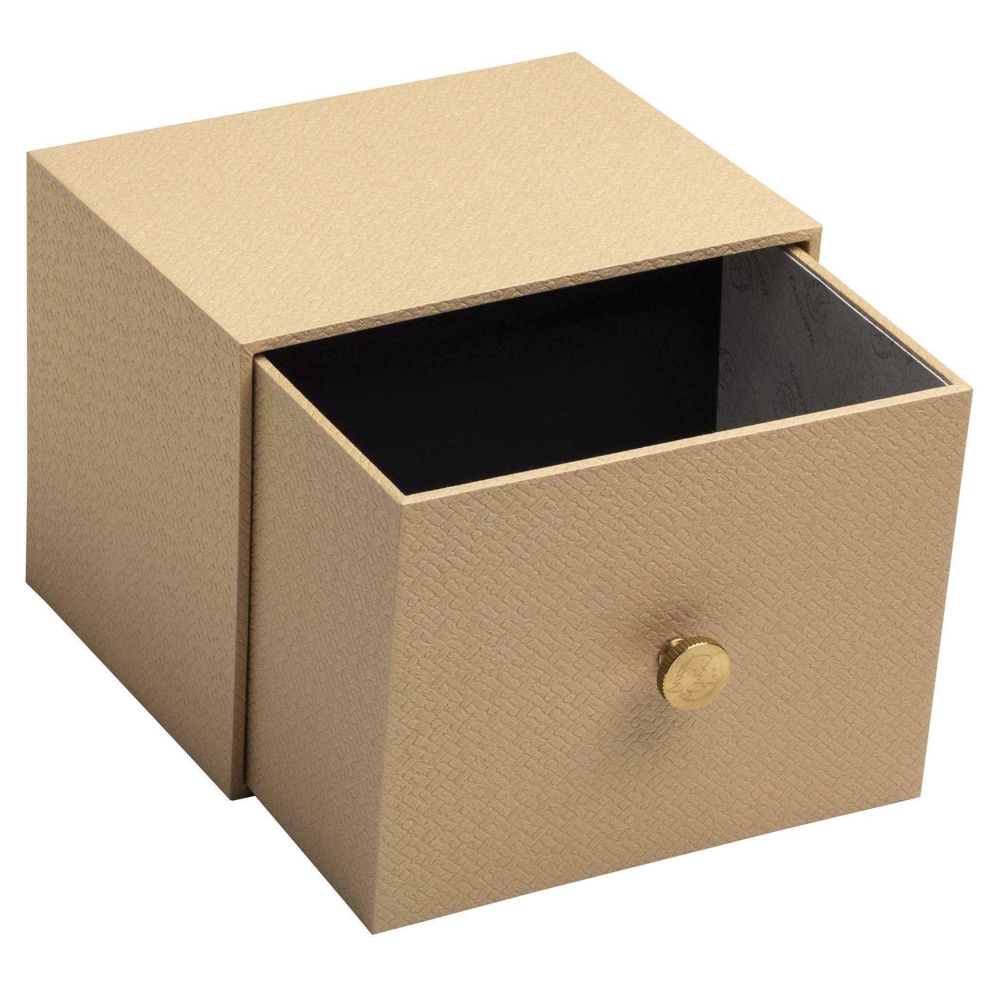 Exacompta 2x Schubladenbox für Fotos Karteikarten 14x177x134 cm Beige 78602E