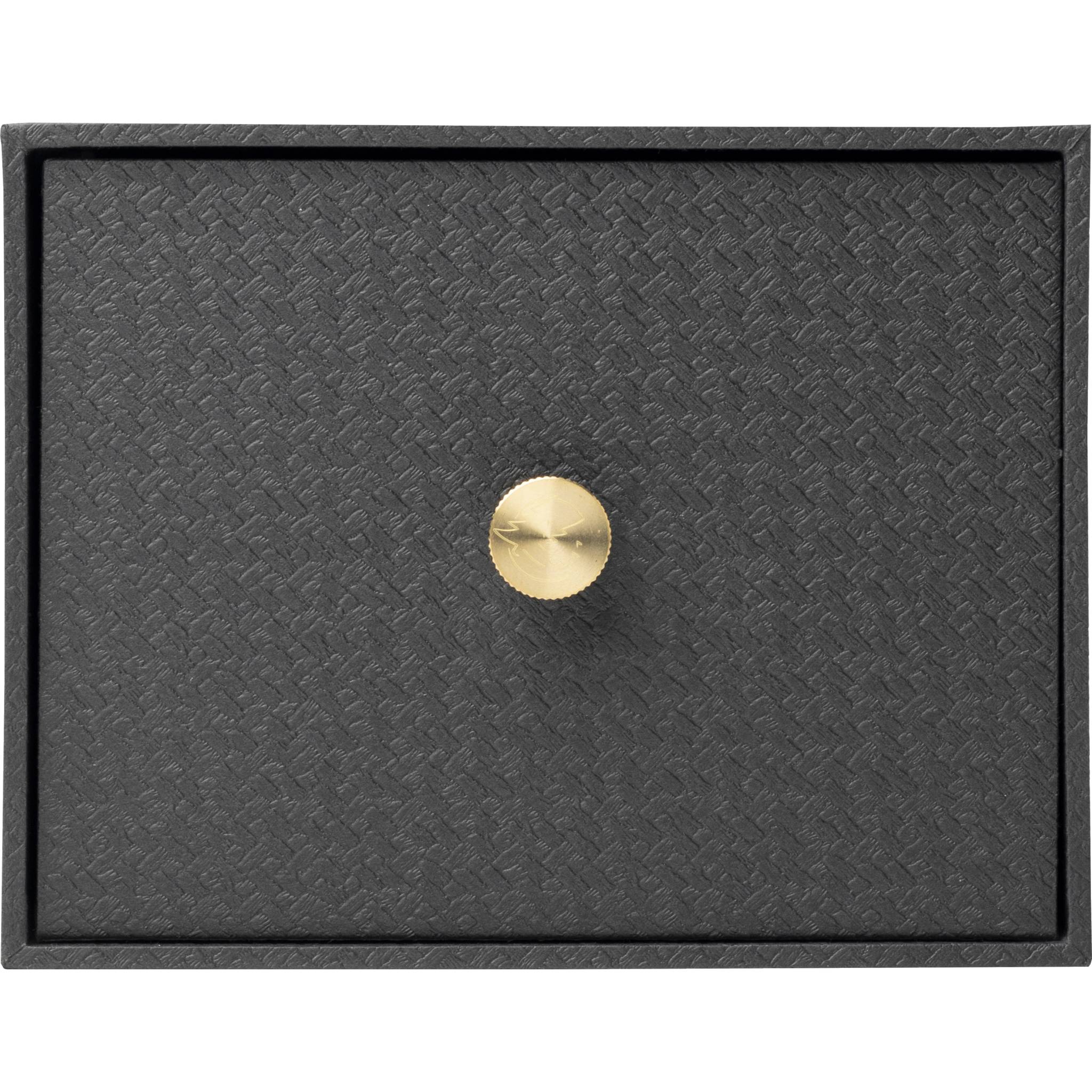 Exacompta 2x Schubladenbox für Fotos Karteikarten 14x177x134 cm Schwarz 78601E
