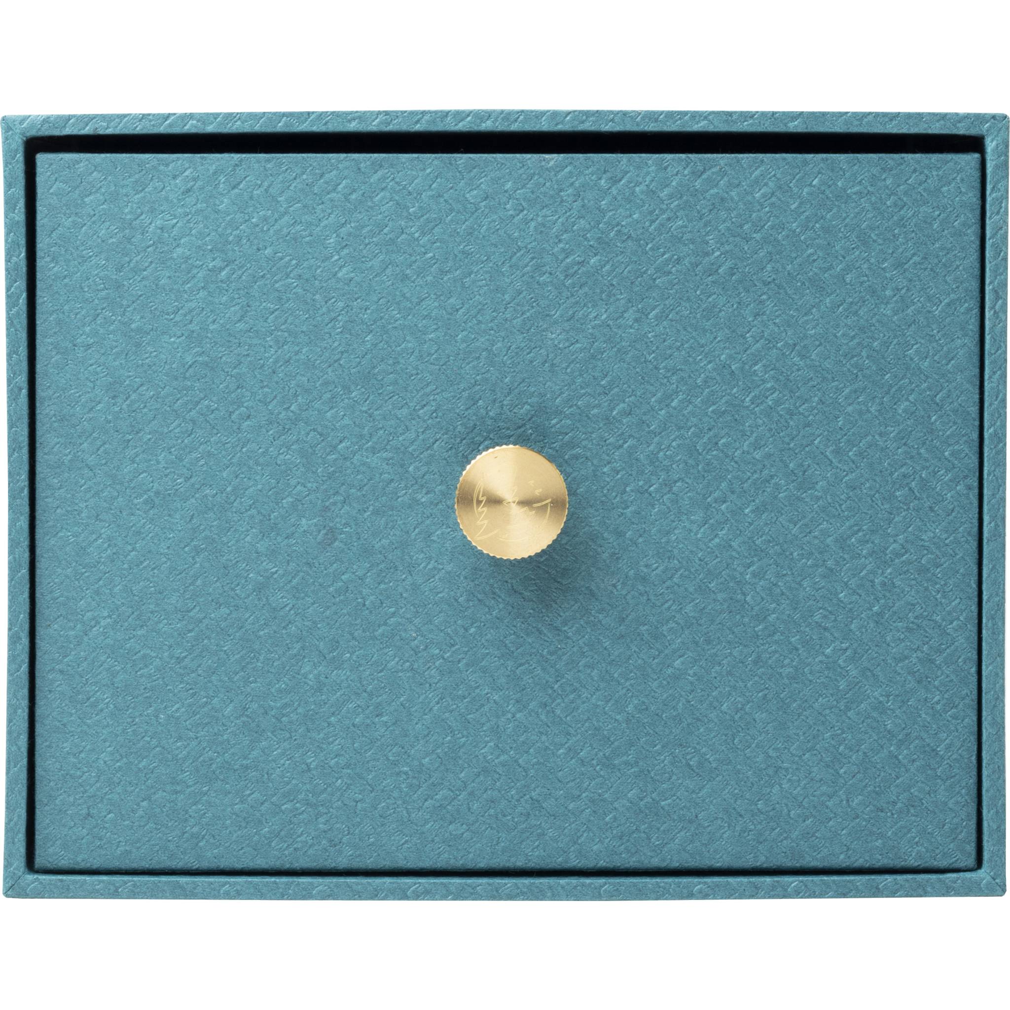 Exacompta 2x Schubladenbox für Foto Karteikarten 14x177x134cm Bleu canard 78603E