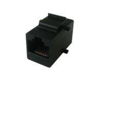 MicroConnect Keystone module CAT6, UTP In-Line Coupler, Slim Style RJ45 - RJ45