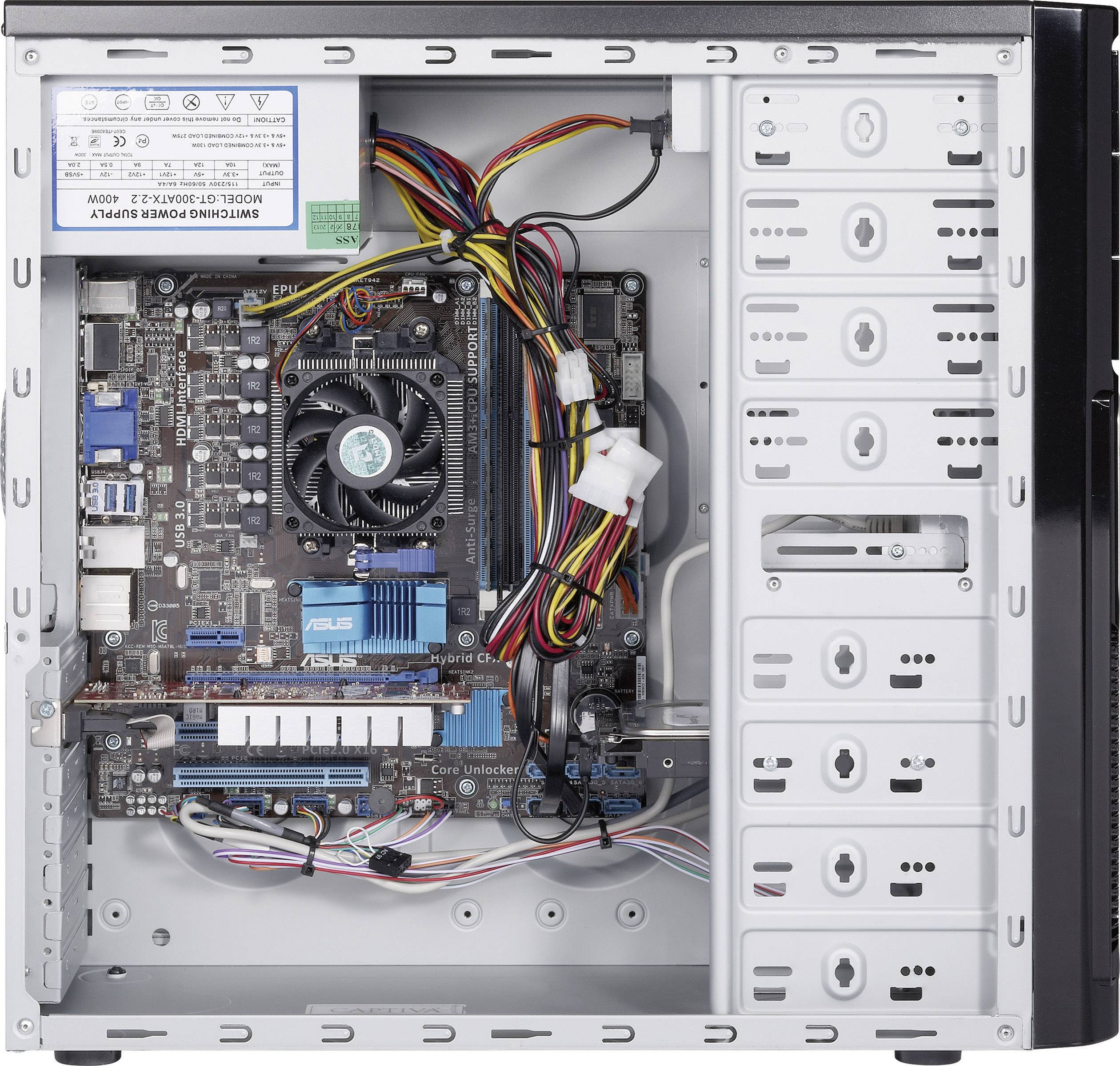 Captiva Midi-Tower PC 874348 () AMD FX-8120 8 GB RAM 500 GB HDD 874348
