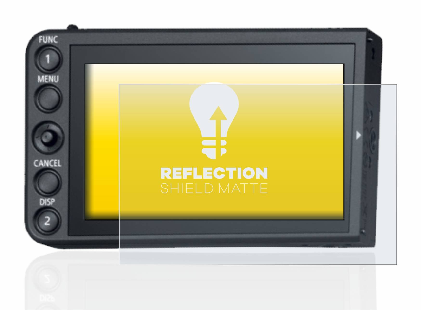 upscreen Reflection Shield Matte Premium Displayschutzfolie für Canon LCD Monitor