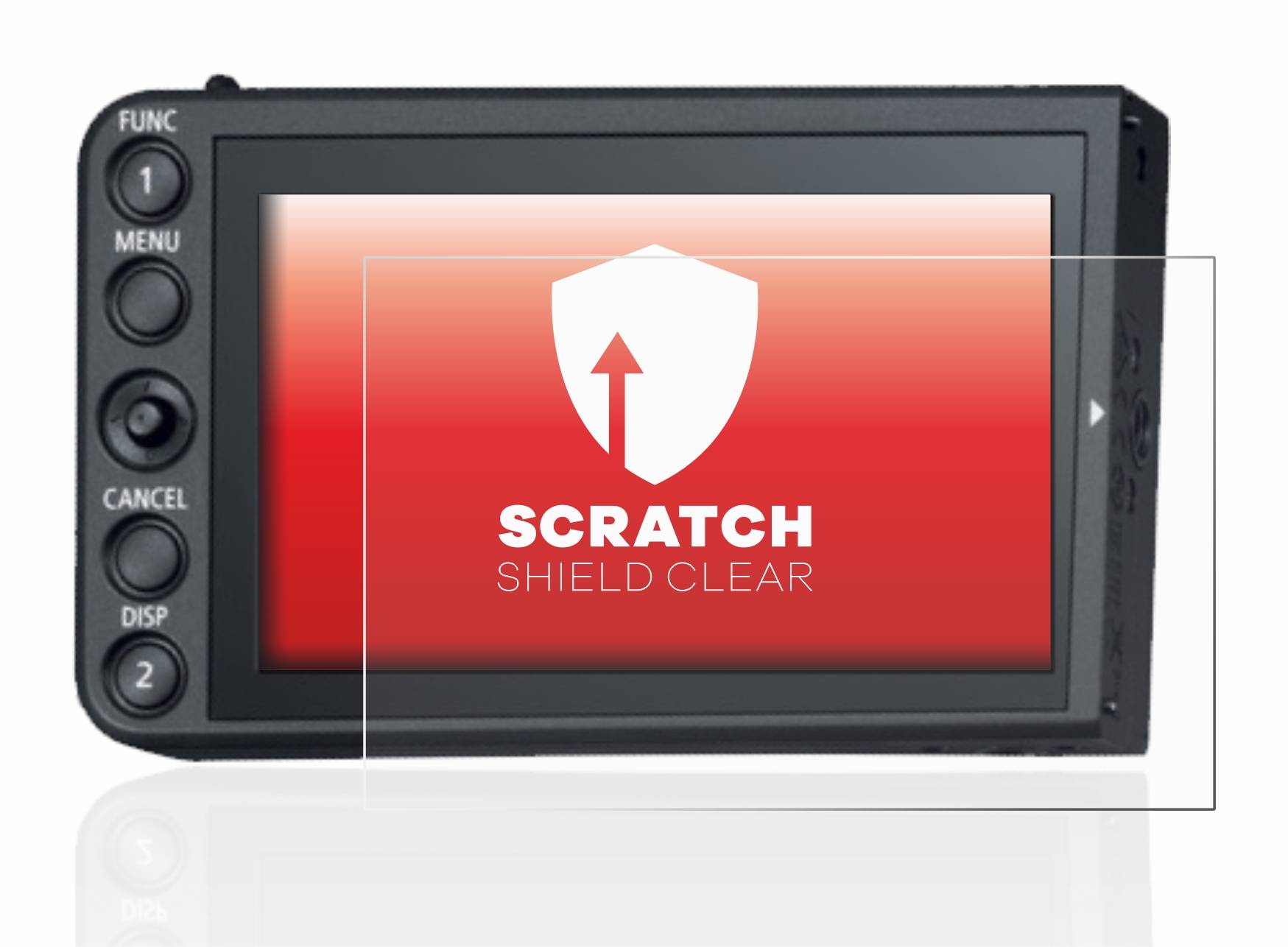 upscreen Scratch Shield Clear Premium Displayschutzfolie für Canon LCD Monitor