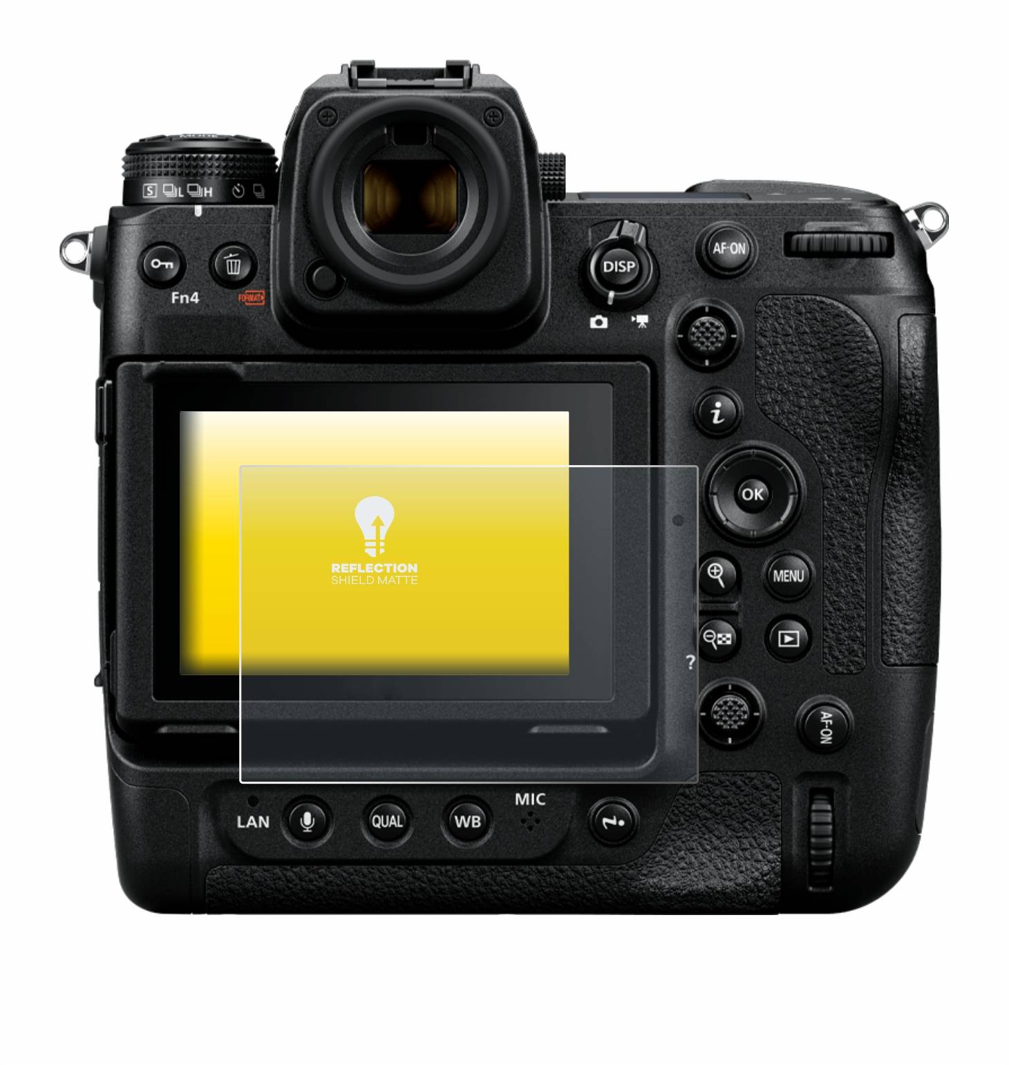 upscreen Reflection Shield Matte Premium Displayschutzfolie für Nikon Z