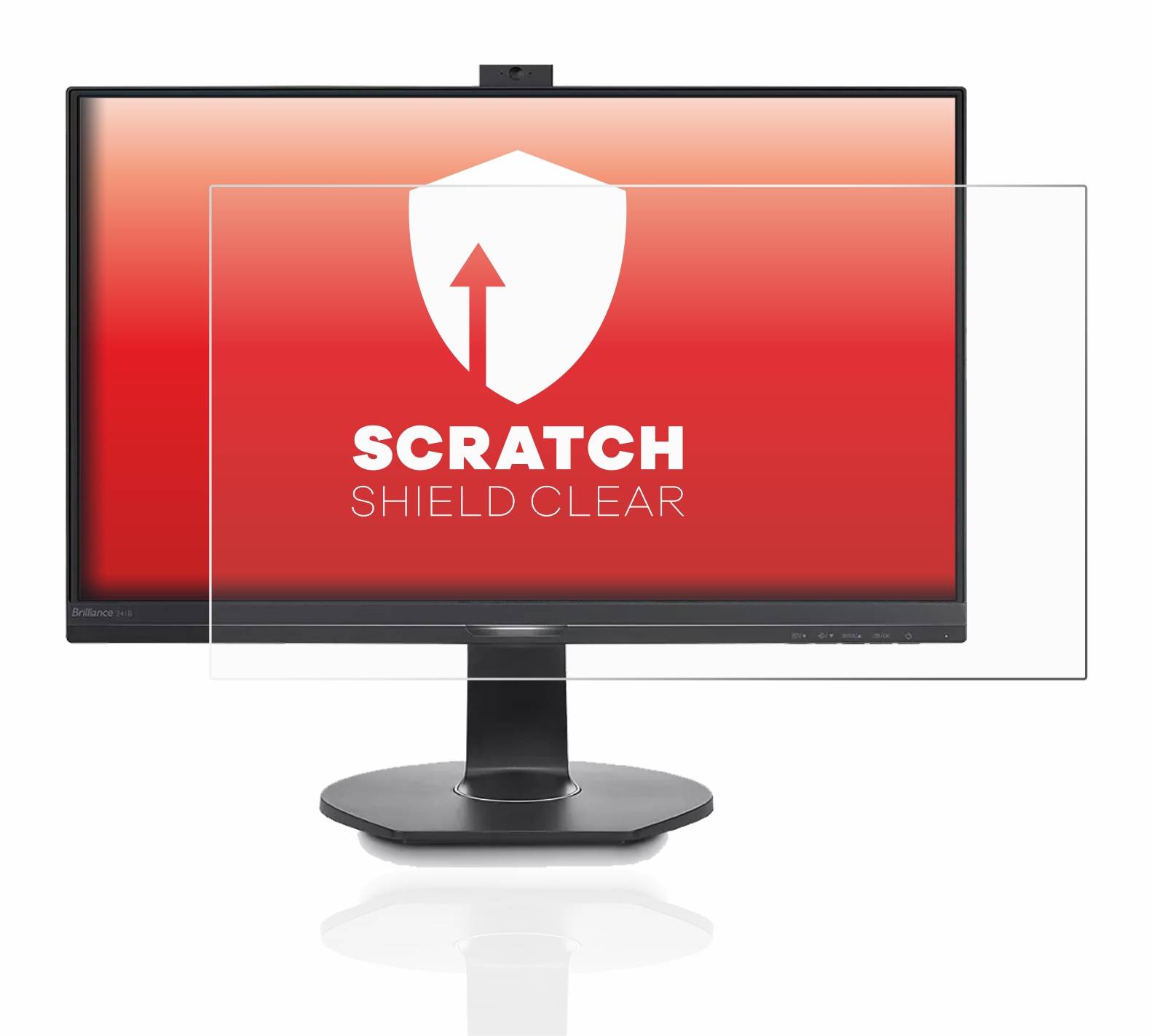upscreen Scratch Shield Clear Premium Displayschutzfolie für Philips Brilliance