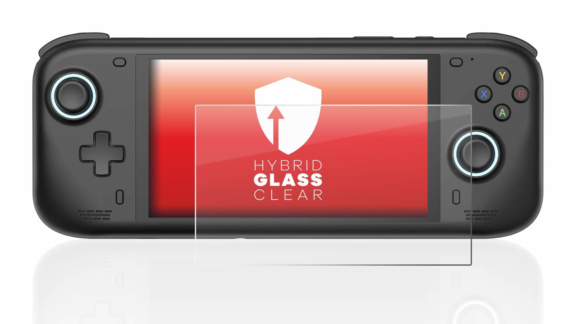 upscreen Hybrid Glass Clear Premium Schutzglas Folie für AYN Loki
