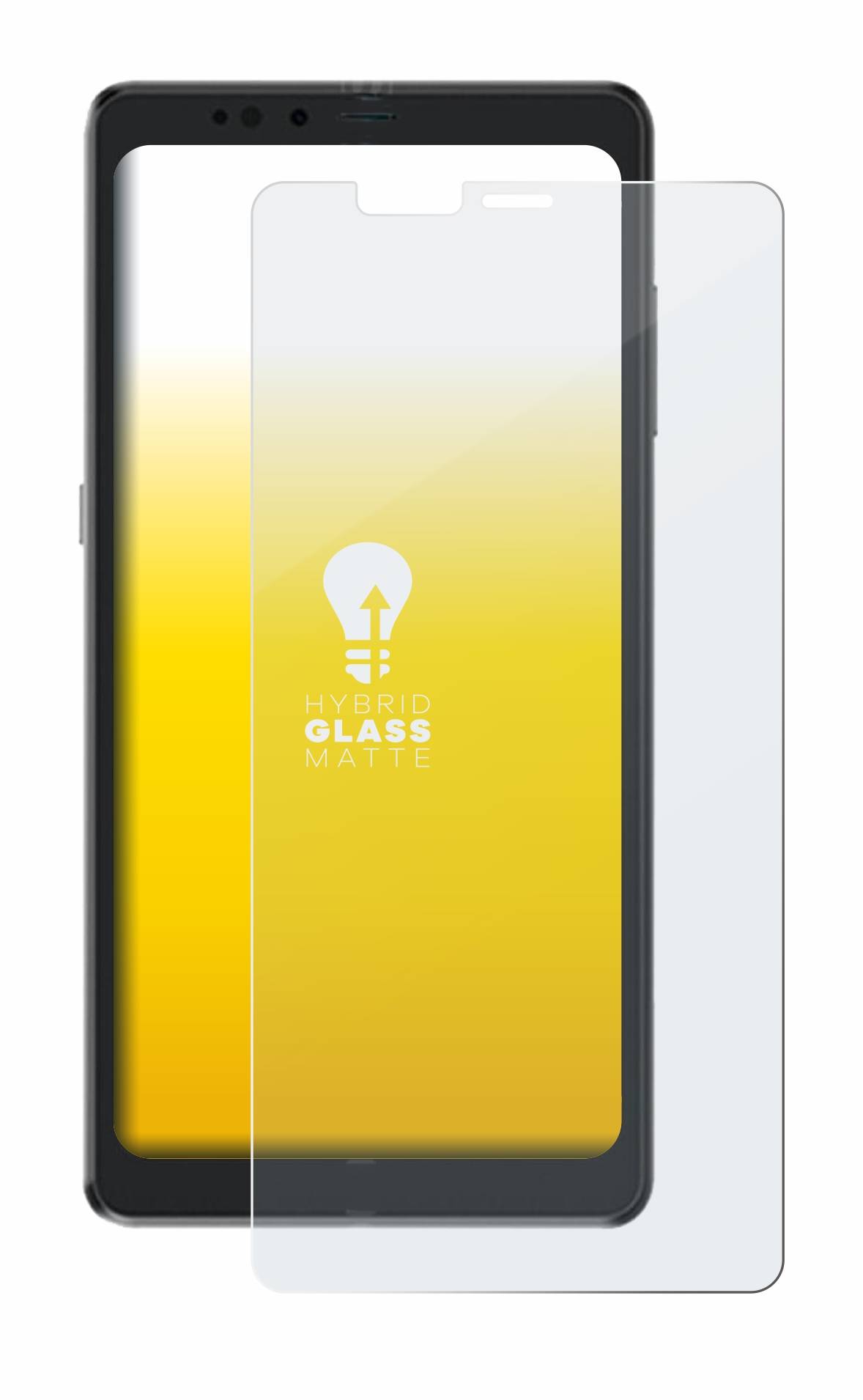 upscreen Flexible Schutz Glas Folie für Hisense A9 Schutzglas 9H Hybridglas Matt Entspiegelt