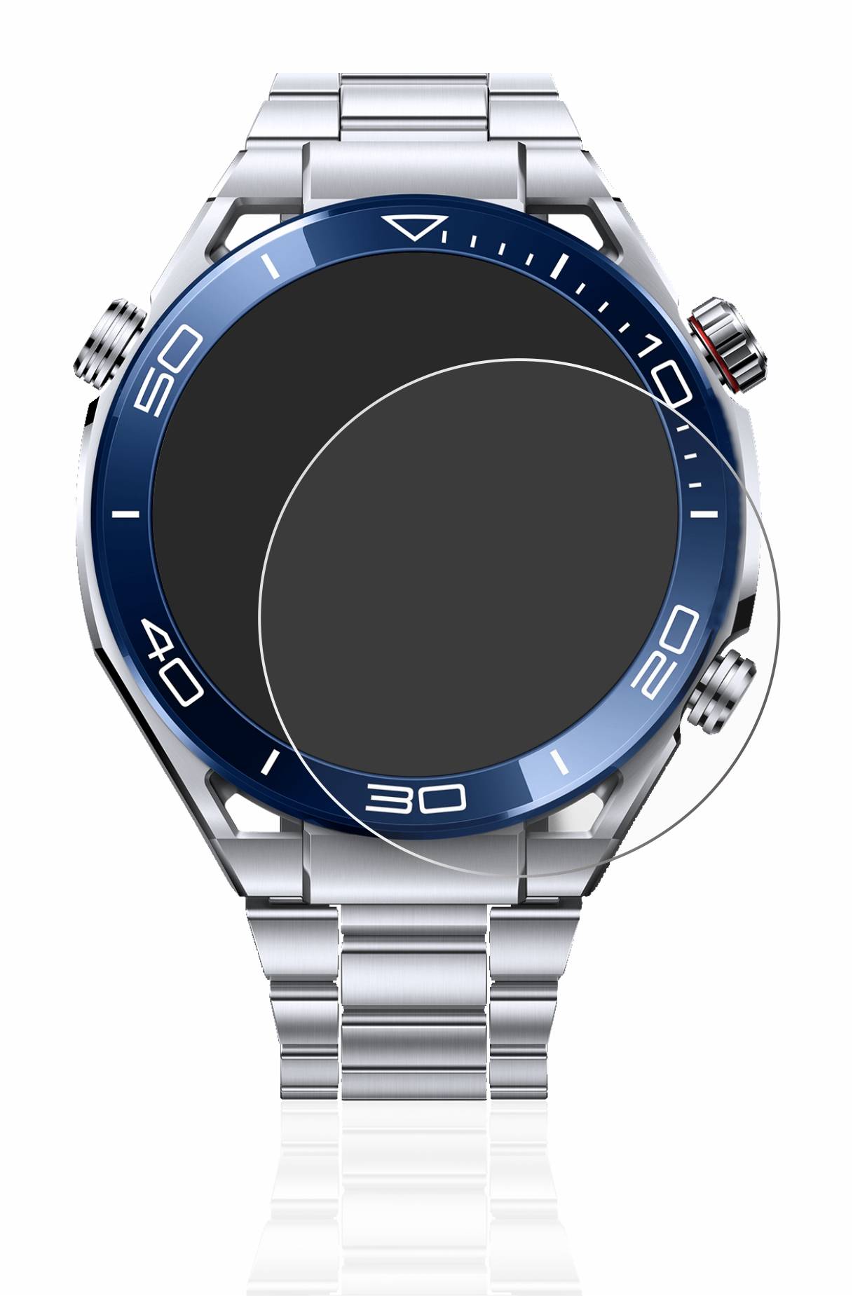 upscreen Schutzfolie für Huawei Watch Ultimate (48,5 mm) Kratzschutz Anti-Fingerprint Klar