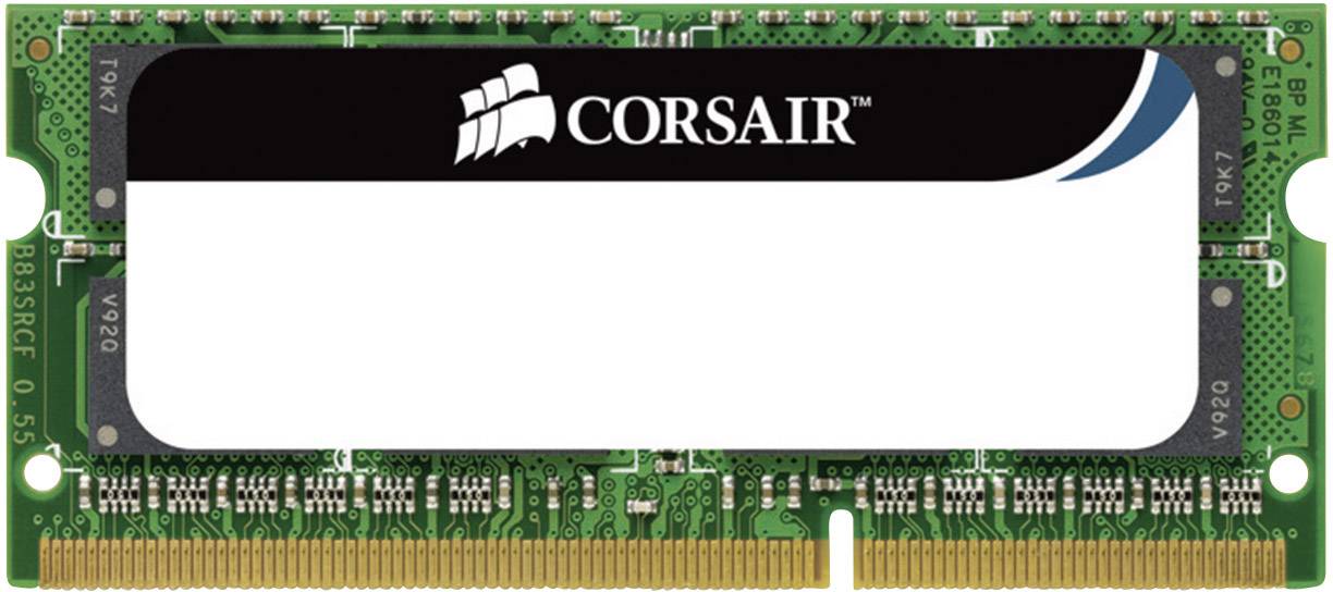 Corsair Value Select Laptop-Arbeitsspeicher Modul DDR3 8 GB 1 x 8 GB Non-ECC 1333 MHz 204pin SO-DIM
