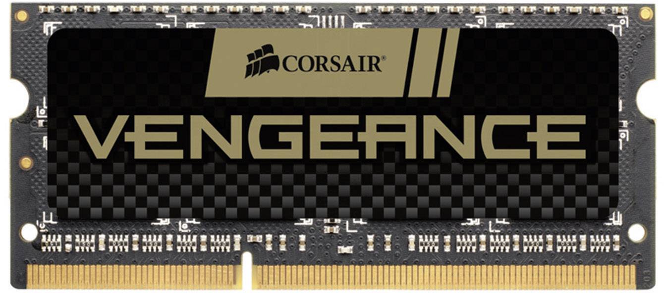 Corsair Vengeance Laptop-Arbeitsspeicher Kit DDR3 16 GB 2 x 8 GB Non-ECC 1600 MHz 204pin SO-DIMM CL10 10-10-27 CMSX16GX3M2A1600C10