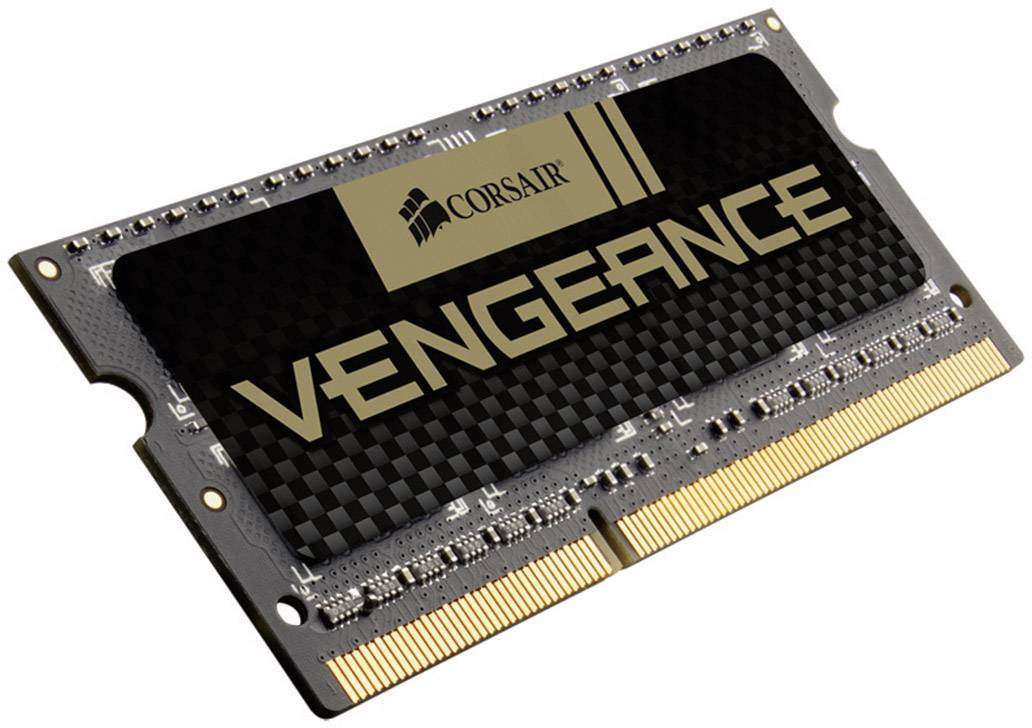 Corsair Vengeance Laptop-Arbeitsspeicher Kit DDR3 16 GB 2 x 8 GB Non-ECC 1600 MHz 204pin SO-DIMM CL10 10-10-27 CMSX16GX3M2A1600C10