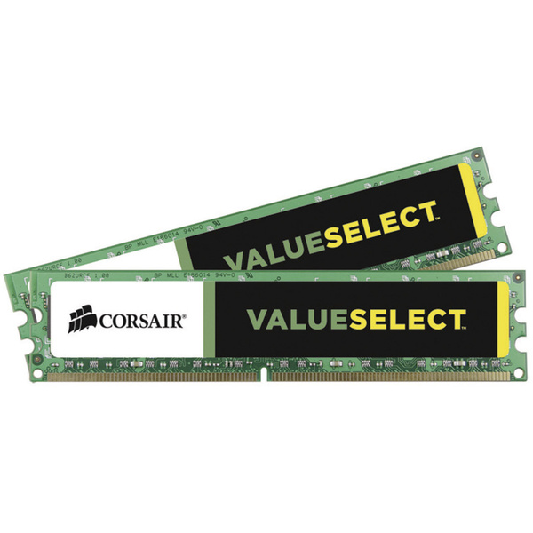 Corsair Value Select PC-Arbeitsspeicher Kit DDR3 8GB 2 x 4GB 1600MHz 240pin DIMM CL11 11-11-30 CMV8GX3M2A1600C11