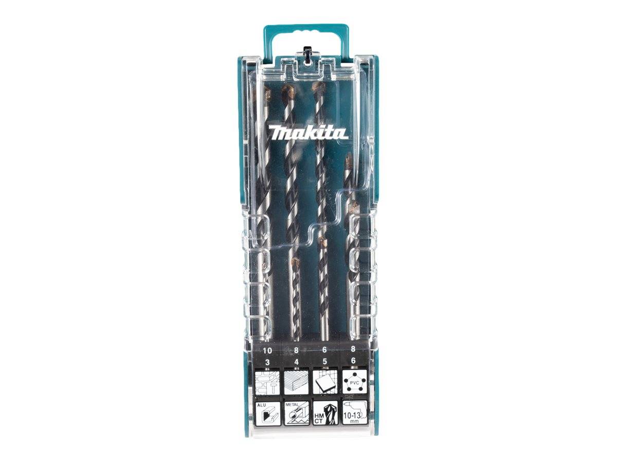 Bohrersatz - 8 Stücke - 5 mm, 6 mm, 8 mm, 10 mm, 4 mm, 3 mm