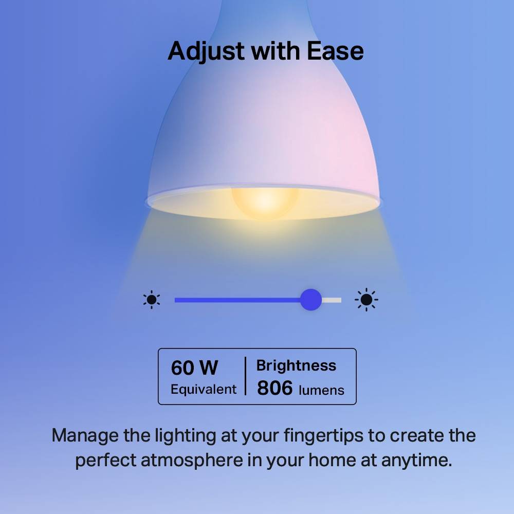 TP-LINK - Tapo L530E - LED-Lampe - E27 - 8.7 W (Entsprechung 60 W)