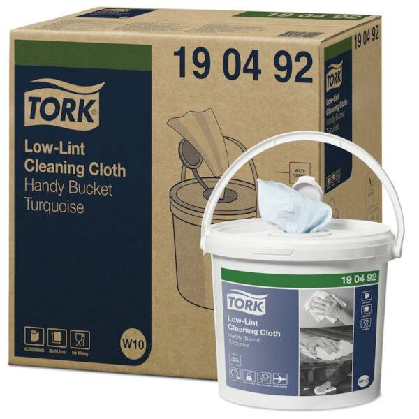 TORK Panni per la pulizia a basso contenuto di lanugine nel secchio dispenser W10 1 velo