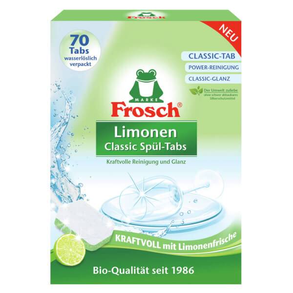 Frosch Classic Maschinengeschirrspültabs 70 für kraftvolle Reinigung und Glanz