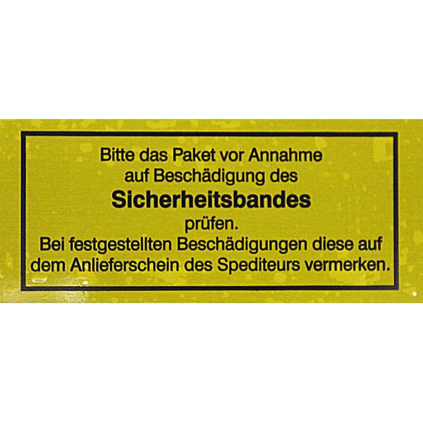 Packband Sicherungsband, gelb, 66m x 50mm