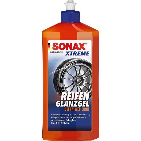 Sonax Xtreme Reifenglanzgel für eine ultimative, schwarz glänzende Nass-Optik