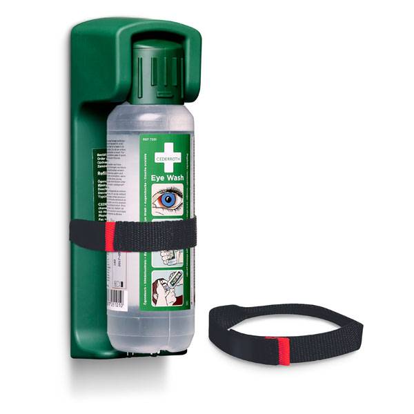 Riemen für Wandhalterung für eine feste Anbringung von Augenspülflaschen