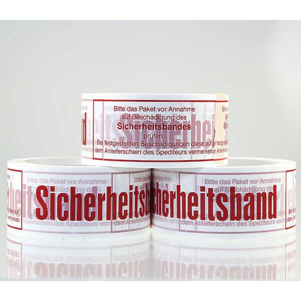 Packband Sicherungsband, weiß, 66m x 50mm