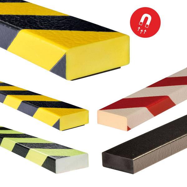 SHG Knuffi Flächenschutz Typ D, rot/weiß, 100,0 x 5,0 x 2,0 cm