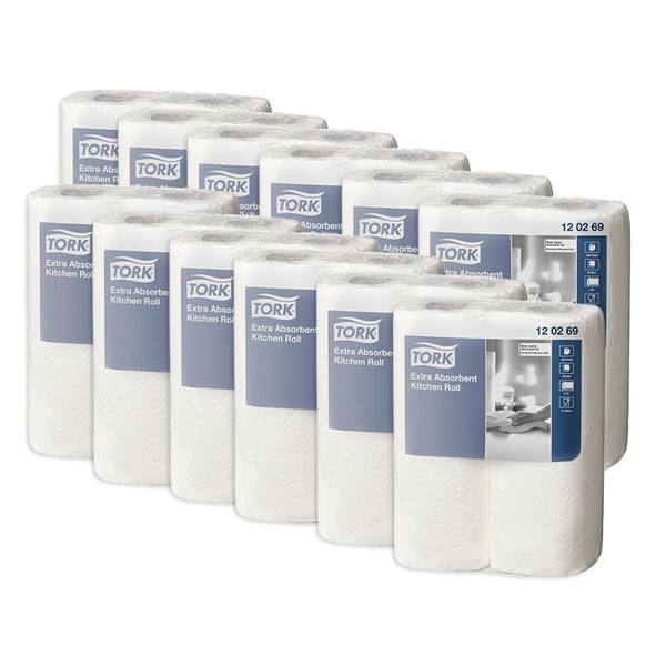 Tork 120269 extra saugfähige Küchenrolle für alle Wischarbeiten
