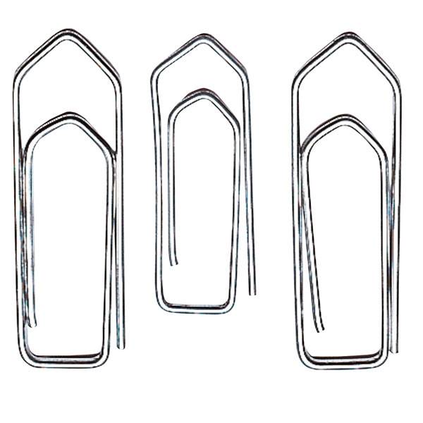 Wedo Büroklammern 26 mm spitz Metall, glanzverzinkt