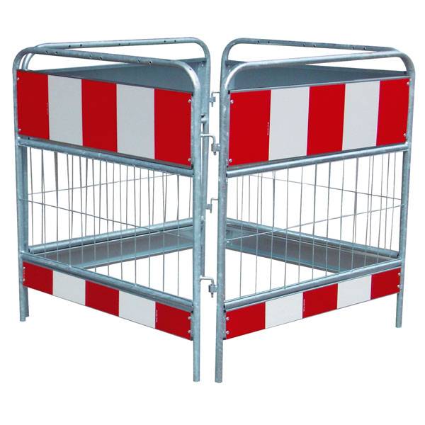 TL-Schachtschutzgitter, 2-teilig, Breite: 2,0 m, Höhe: 1,0 m