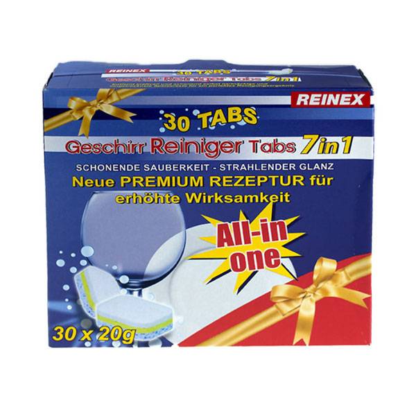 Reinex Geschirr Reiniger Tabs 7in1