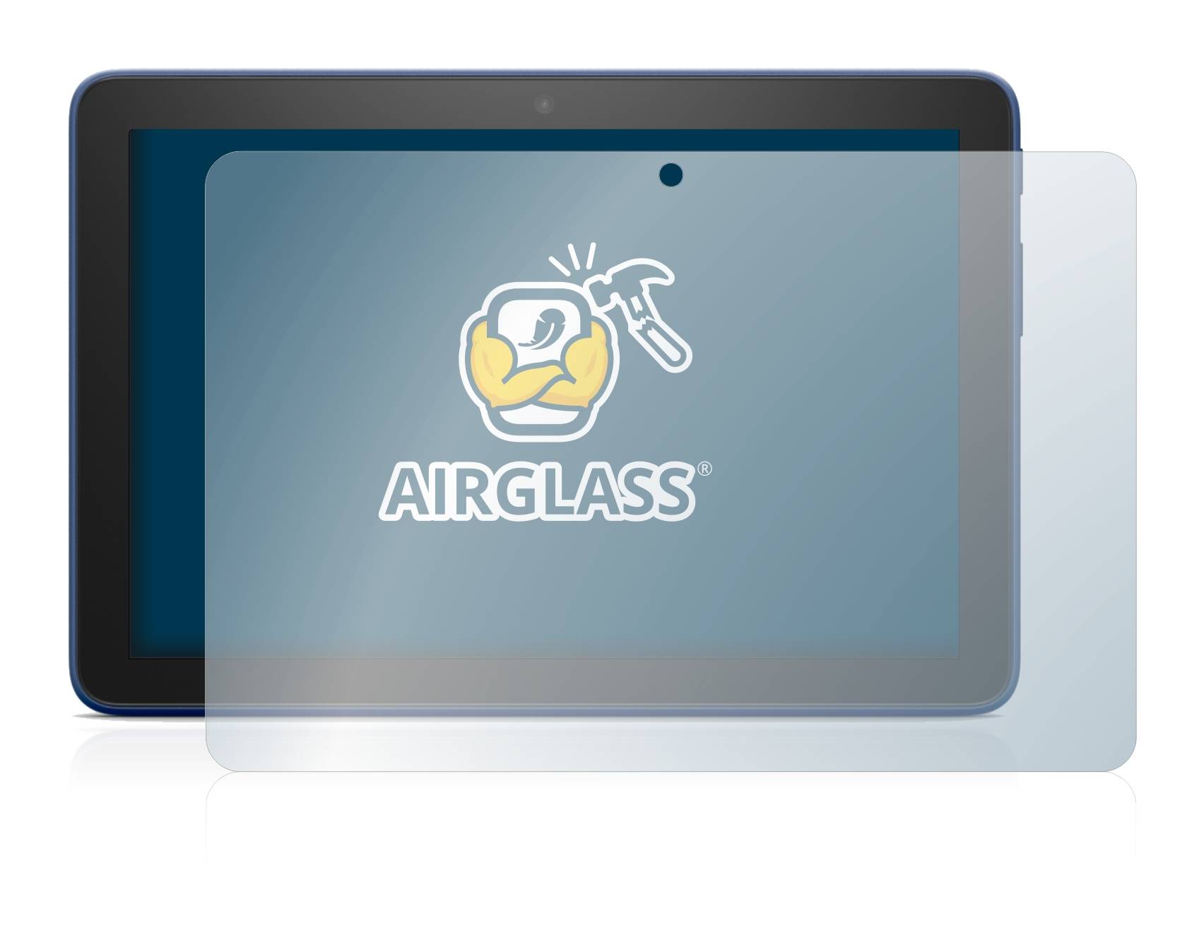 BROTECT AirGlass Flexible Schutz Glas Folie für Amazon Fire HD 8 2022 Klar Transparent