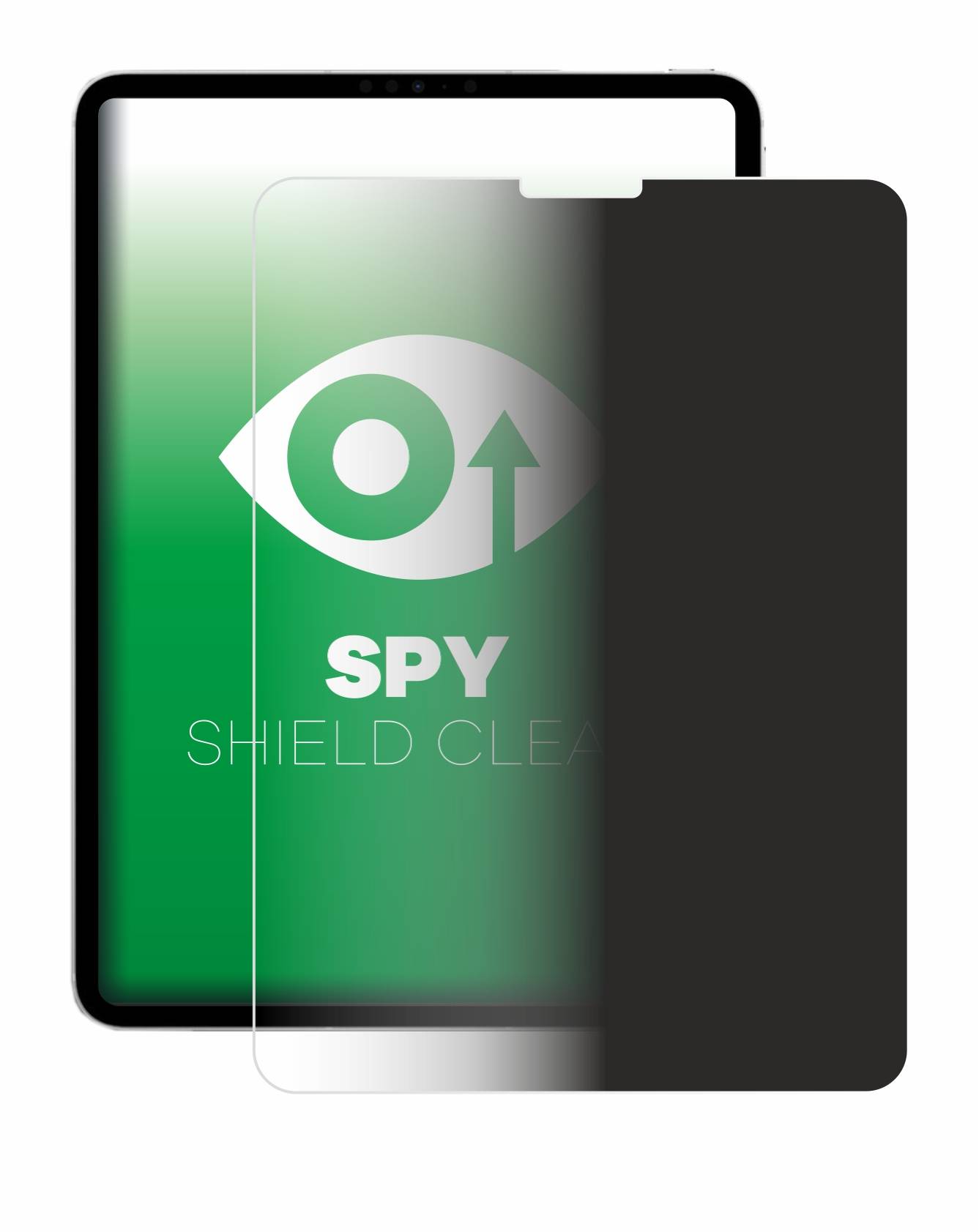 upscreen Blickschutzfolie für Apple iPad Pro 11" 2022 (4. Gen.) Anti-Spy Privacy Blaulichtschutz Sichtschutzfolie
