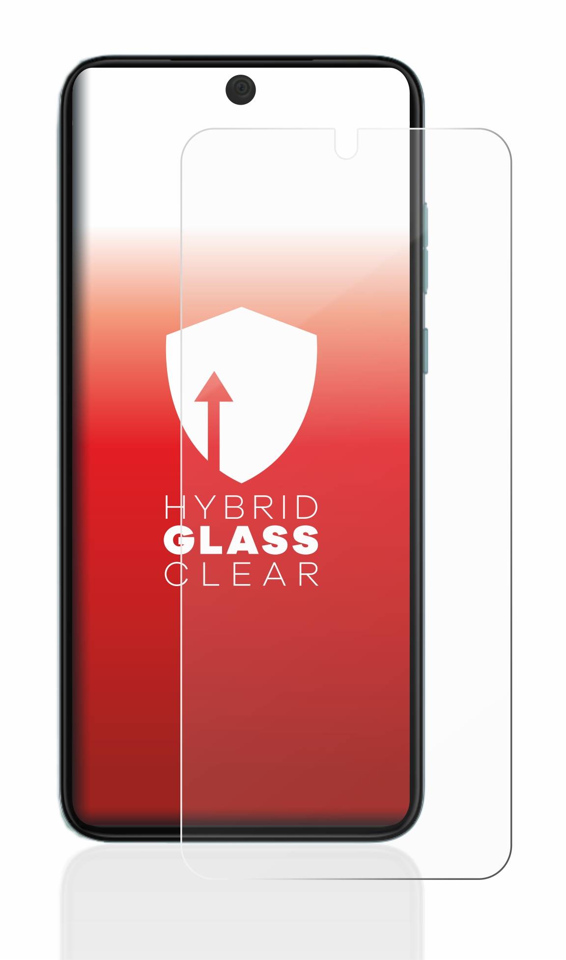 upscreen Flexible Schutz Glas Folie für Motorola Edge 30 Neo Schutzglas 9H Hybridglas Klar