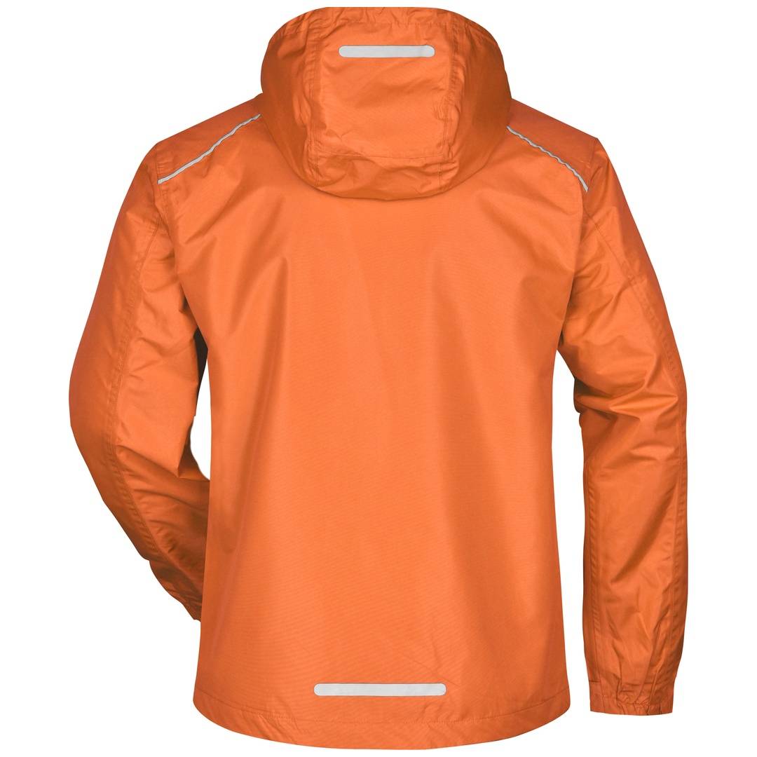 James & Nicholson Sportliche, funktionale Outdoorjacke Herren JN1118 Gr. 2XL orange/carbon