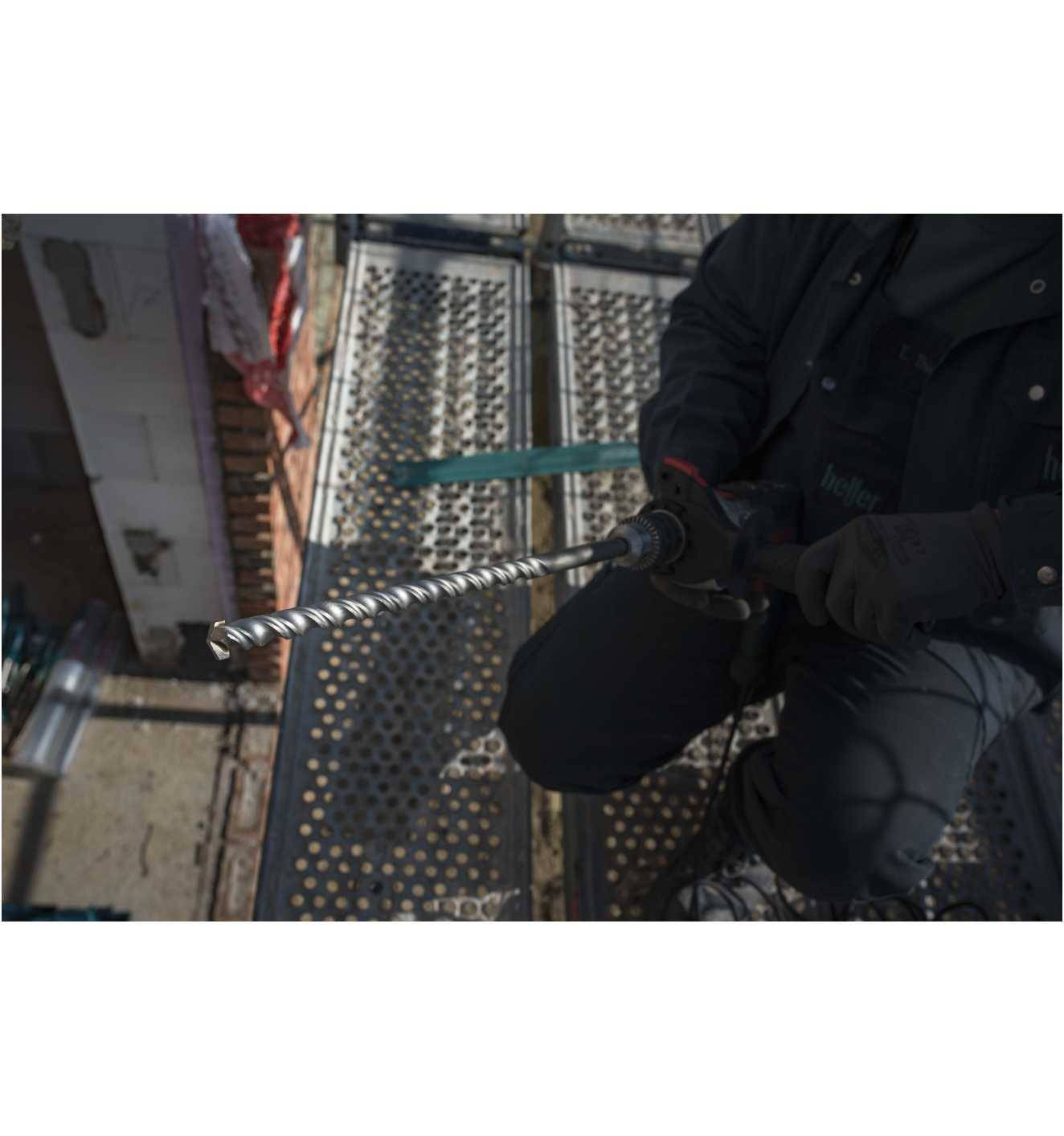 Heller Prostone Steinbohrer 24625 Stein-Spiralbohrer 16mm Gesamtlänge 200mm Zylinderschaft 1St.