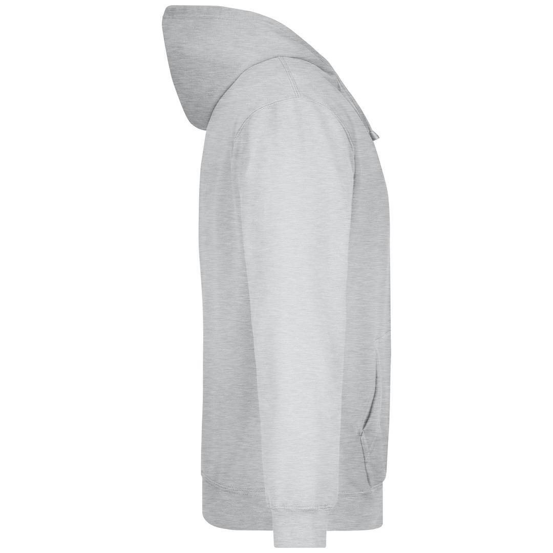 James & Nicholson Klassisches Kapuzensweatshirt JN047 Gr. M grey heather