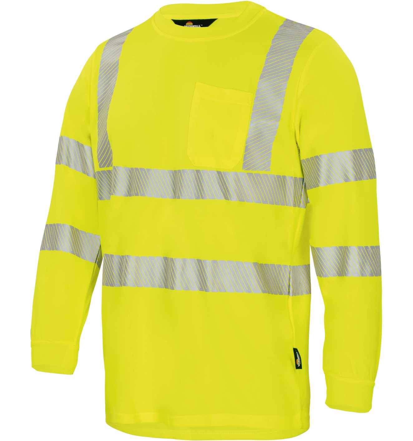 Triuso Vizwell Warnshirt langarm VWTS 21 UV50+ Gr. 5XL gelb