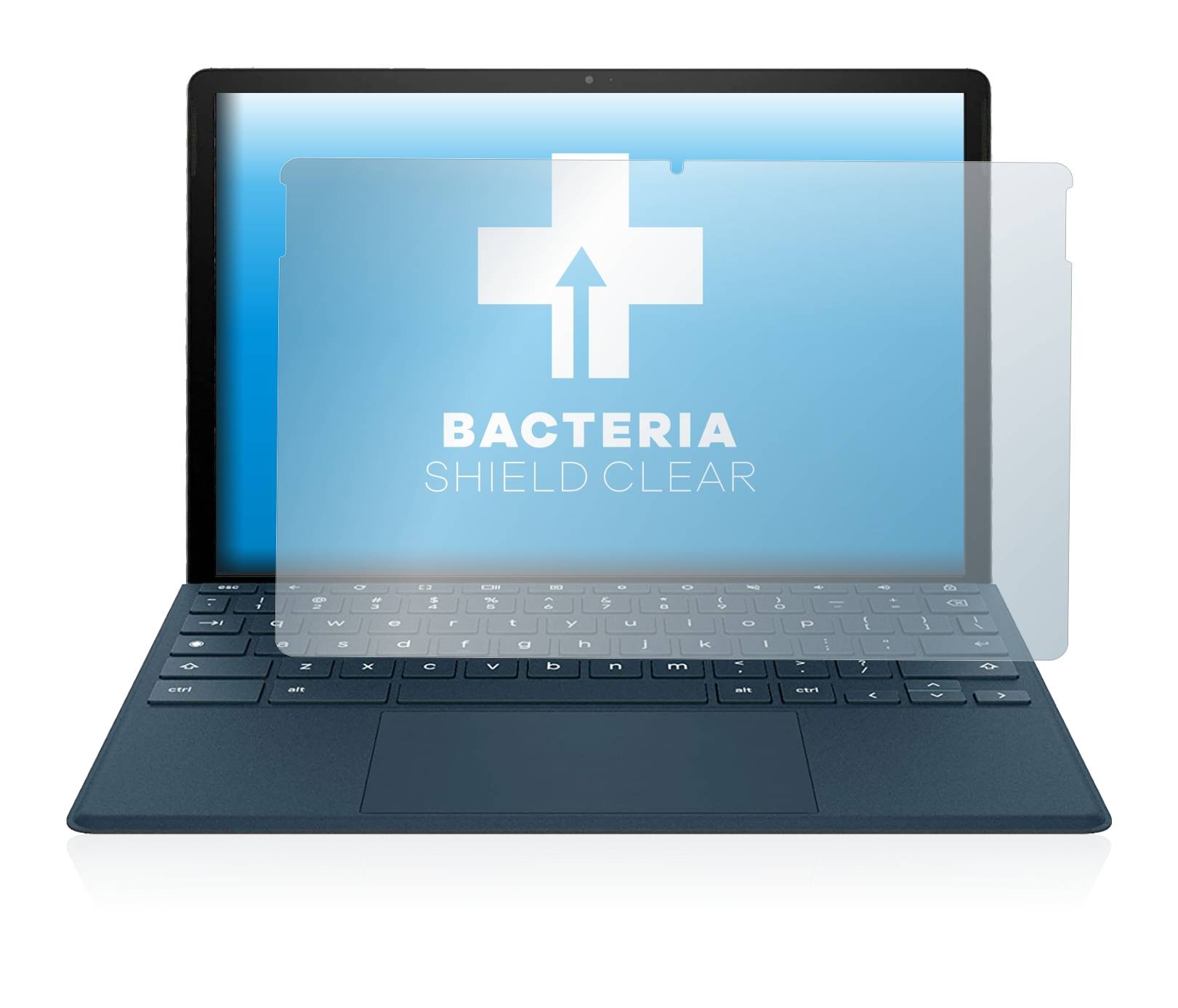 upscreen Bacteria Shield Clear Premium Antibakterielle Displayschutzfolie für HP Chromebook